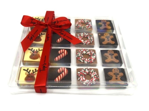 Kerst Memory chocolade 16 stuks