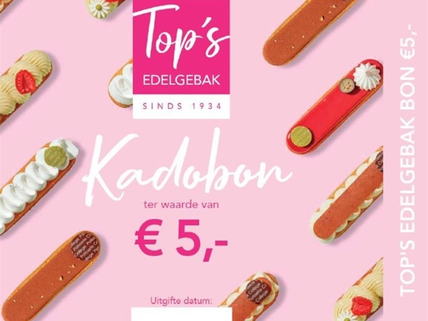 Top's kadobon 5 euro