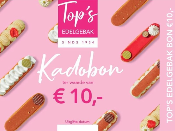 Top's kadobon 10 euro